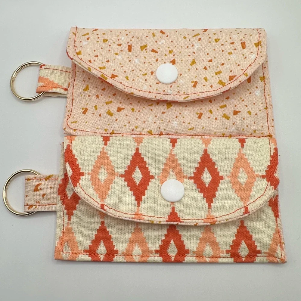 Handmade Cotton Credit Card Pouch - Picture 2 of 8